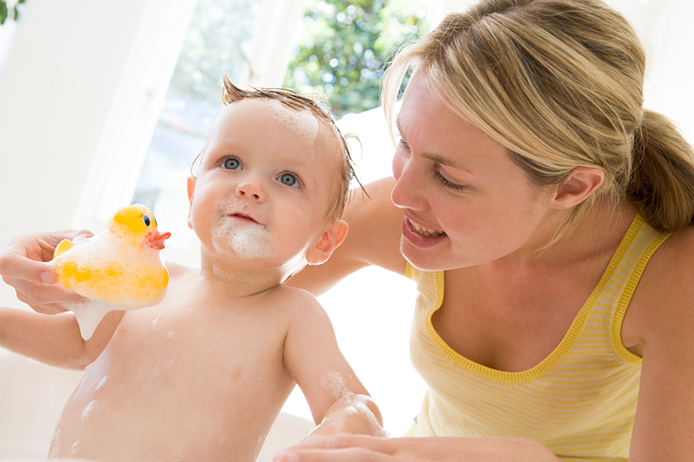 Mother and Baby in Warm Home 2