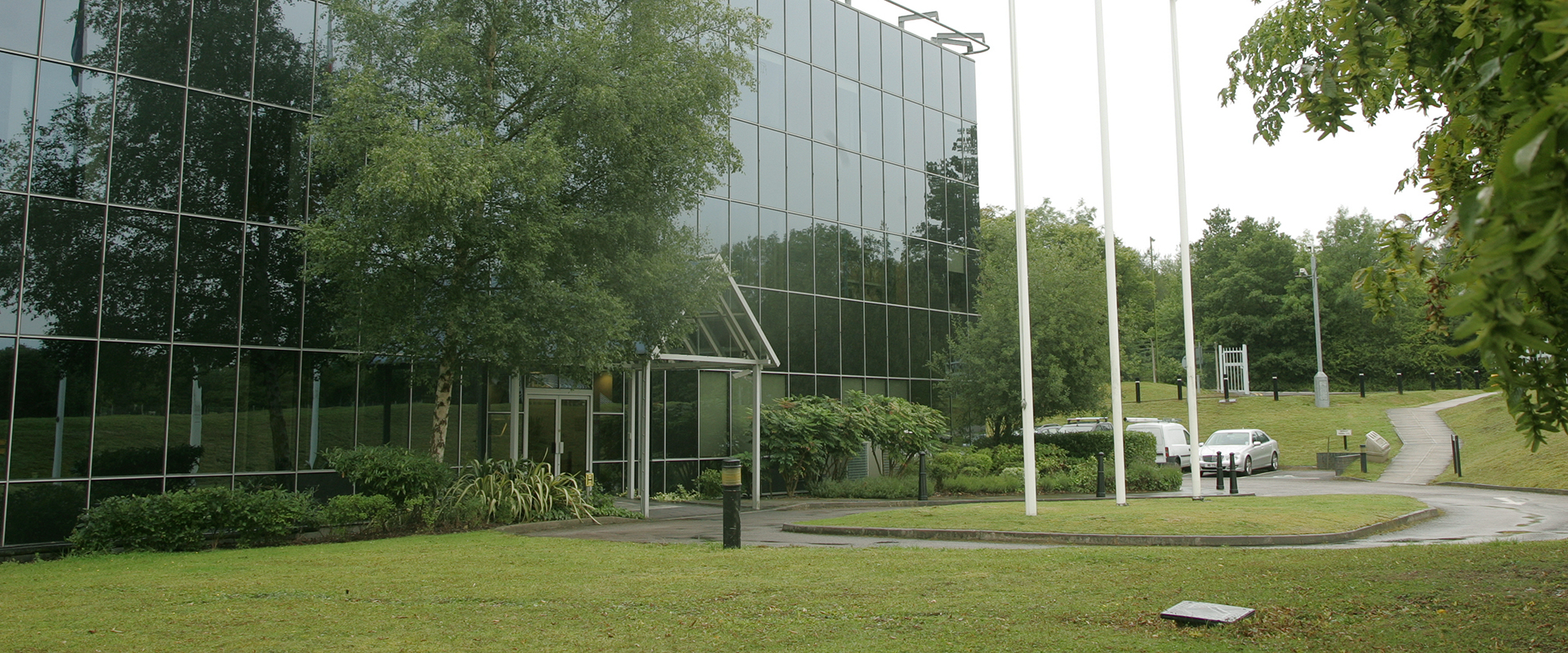 Hatfield office exterior green building 2