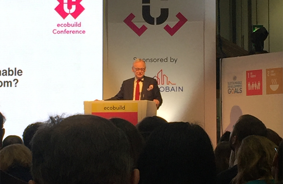 Lord Deben at Ecobuild