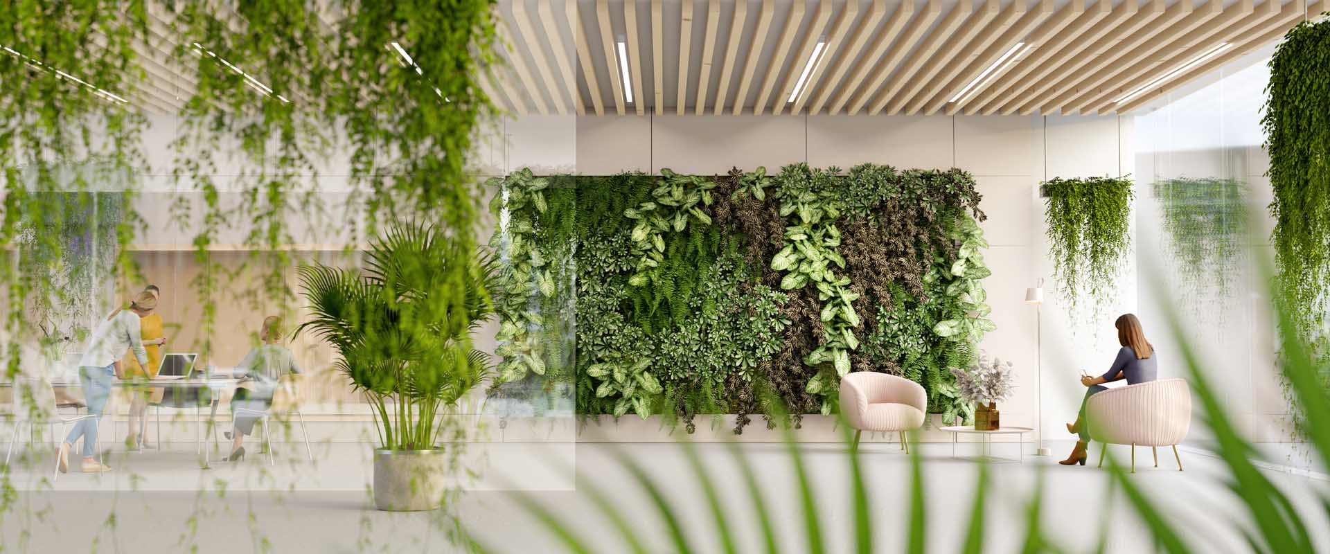 Living Walls and biogenic regulation