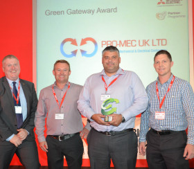 Pro-Mec UK Ltd win the MEUK Green Gateway Award