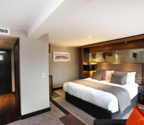 Interior room of the Crowne Plaza 