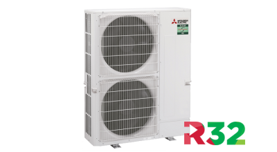 Mr Slim High Capacity Outdoor Units PUZ Transparent R32