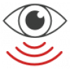Eye and sensor icon