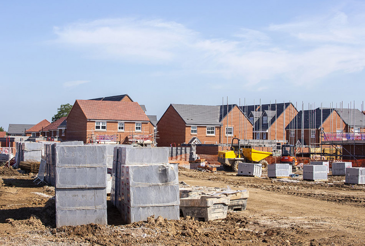 Housing building site