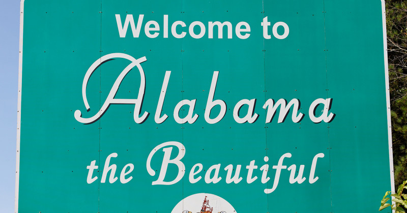 S Town Alabama Sign