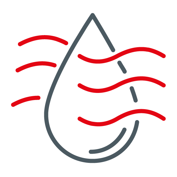Icon of moisture droplet